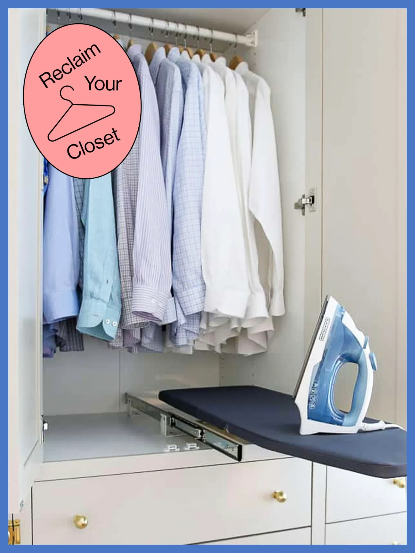 I Found a Retractable Ironing Board That Hides in My Closet Like a Secret Agent